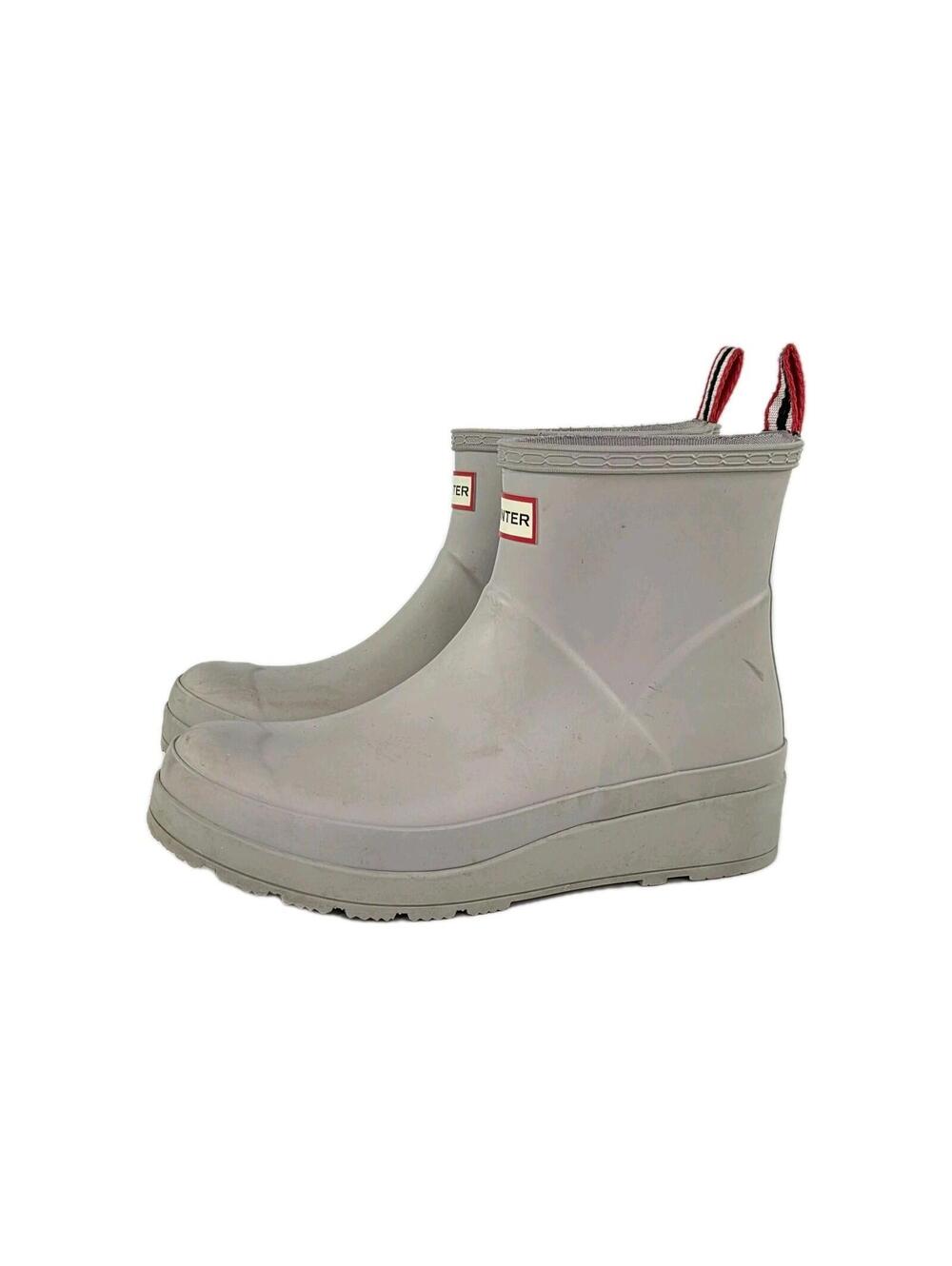 Hunter Women's Original Play Short Rain Boots US 8 Gray Chelsea Boot Pull Tab